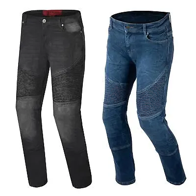 Urban Motorcycle Motorbike Women Stretch Denim Jeans Ladies Trousers Pants CE • £51.90