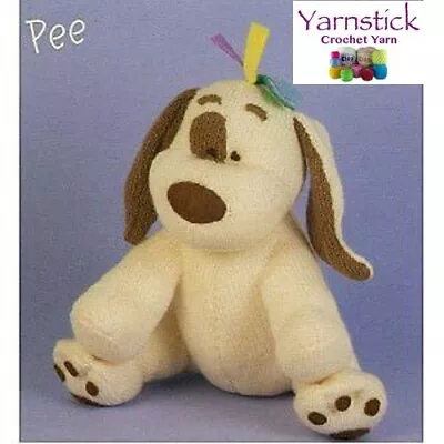 Charlies Ark Knitting Cuddly Dog Kit Everything You Need To Complete Height 30cm • £11.50