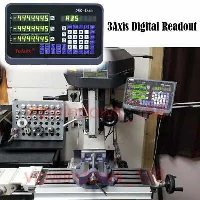 3Axis Digital Readout DRO Display Read Out For Milling Lathe Machine GrindUS • $105.07