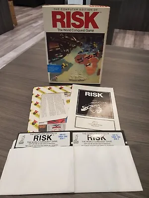 1989 The Computer Edition Of RISK IBM PC Tandy 5.25  Game • $12
