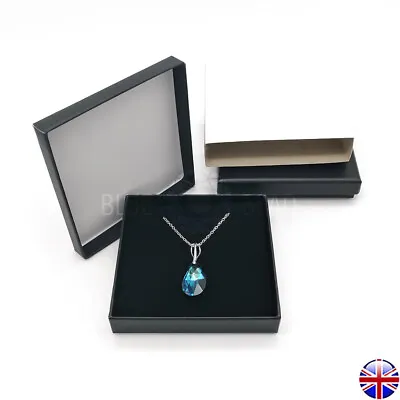 High Quality  Jewellery Box Pendant Necklace Earrings Set Xmas Love Gift Medium • £3.59