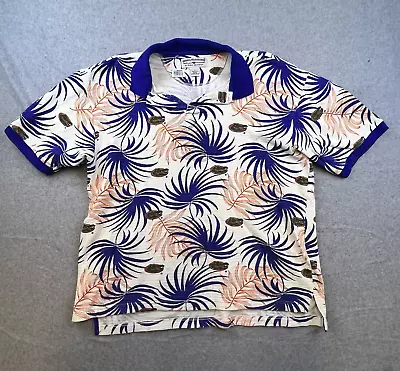 Vintage Florida Gators Shirt Men’s Medium Blue Polo Floral Hawaiian Adult • $18.88