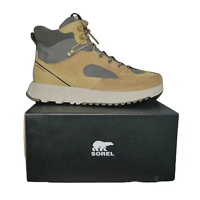 Sorel Waterproof Ankle Boots Men's Sizes 8-15 Hunting Hiking Trail Wheat/Green • $80