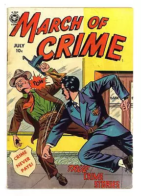 March Of Crime #7 GD/VG 3.0 1950 • $100
