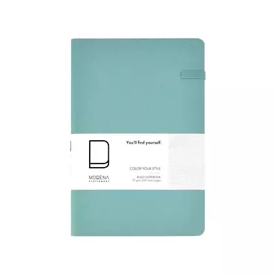 NEW - MODENA Pocket A6 Teal Linen Lined Ruled Colour Your Style Notebook • $7