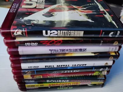 Lot Of 10 HD-DVD Movies Tested/Working-300 U2Full Metal JacketHulk& More! • $34