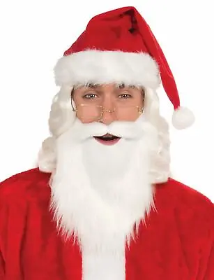 Simply Santa White Beard And Mustache Christmas Costume Santa Claus Accessory • $9.99