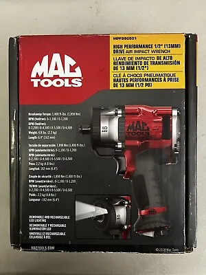 MAC TOOLS   MPF990501  High Performance 1/2” Drive Air Impact Wrench *NEW In Box • $474.99
