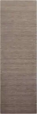 INDIAN HAND TUFTED CALVIN KLEIN100% WOOLSHADED GREY RUNNER  RUG 2'3  X 7'6  • £109.50