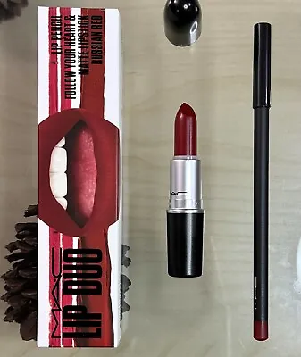 Mac Lip Duo Lip Pencil Follow Your Heart & Matte Lipstick (Russian Red) • $27
