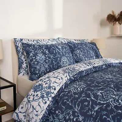 Paisley Floral Duvet Cover Bedding Set Pillowcase Reversible Polycotton Quilt • £13.99