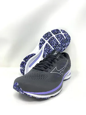 Mizuno Women's Wave Rider 25 Running Shoes Blackened/Pearl 9.5 D Wide US • $44.99