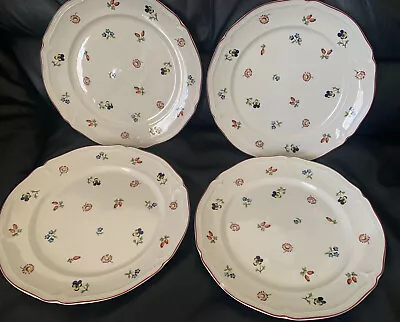 Villeroy & Boch - Petite Fleur - 10  Dinner Plate - Set Of 4 • $49.99