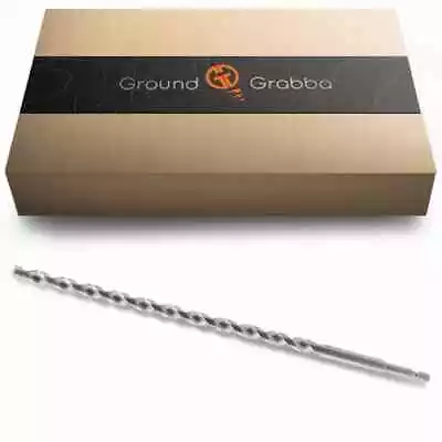 GroundGrabba Masonary Drill Bit 12 Inch Tungsten Tipped 1/2  X 12  • $10.99