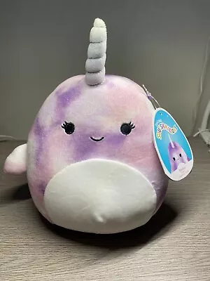 NEW TAGS Squishmallows 7  Nabila The Narwahl Purple Plush Animal Kids Plush Toy • $19.77