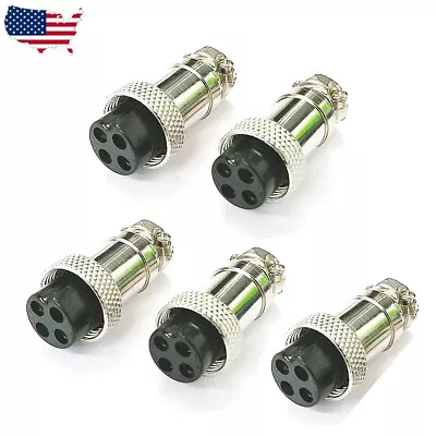 5PCS Cobra Midland CB Radio 4 Pin Microphone MIC Plug Connector • $9.90