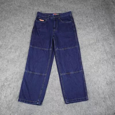 Vintage Empyre Jeans Mens 34x30 Blue Denim Relax Dark Wash Baggy Skate Pants Y2K • $34.99