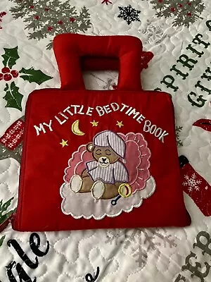 My Little Bedtime Book By Growing Season 2010 Red Zipper Closure & Handles Cloth • $18.50