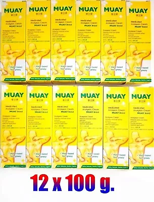 12xNamman Muay Cream Muay Thai Aches Analgesic Massage Liniment Pain Cream 100g. • $99.99