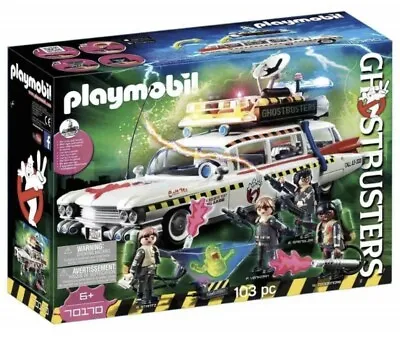 Playmobil 70170 Ghostbusters Ecto-1A Car Playset - Rare Set - Next Day Postage • £145