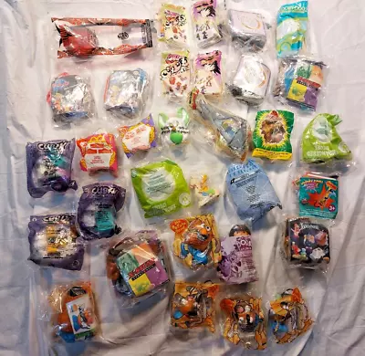 Vintage Mixed 90's & Early 2000's McDonald Burger King Wendy's Toys (Lot Of 30) • $19.99