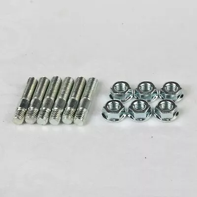 £4.24 • Buy 5/16 UNC UNF Manifold Studs & Flange Nuts, ZINC Plated Inlet Exhaust Ford MG MGB