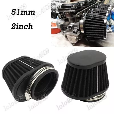 51mm Black Air Intake Filter Cleaner Pod For Yamaha V Star 1100 XVS1100 Custom • $25.70