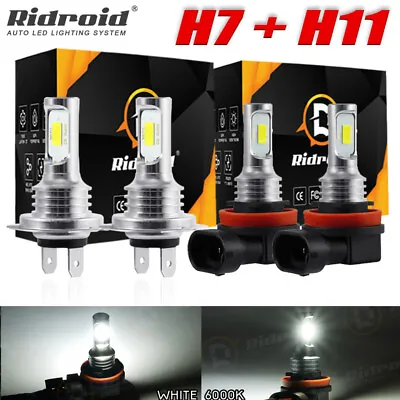 LED H7 H9 Headlight White Bulbs Light For Suzuki GSXR600 750 2006-2007 2011-2019 • $20.75
