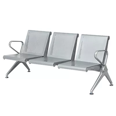 1/2/3-Seat Airport Office Reception Waiting Room Chair Bank Hospital Guest Bench • $189.99