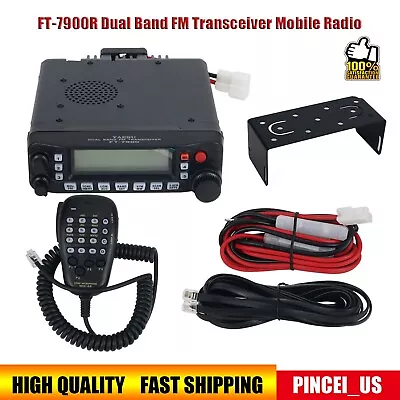 For FT-7900R Dual Band FM Transceiver Mobile Radio UHF VHF 50W Pe66 • $225