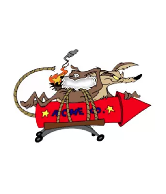 Wile E Coyote ACME Rocket Sticker Decal Tumbler Water Bottle Laptop Hydro Flask • $2.99