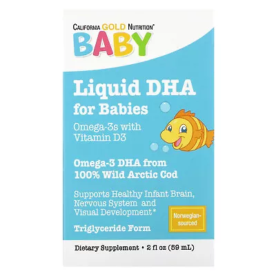 Baby's DHA Omega-3s With Vitamin D3 1050 Mg 2 Fl Oz (59 Ml) • $13.83