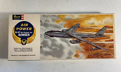 Vintage Revell Boeing B-47 Bomber 1:113 Scale Model Kit 1961 • $39.99