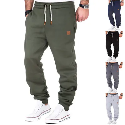 Men's Casual Joggers Pants Sweatpants Cargo Combat Loose Sport Workout Trousers# • $7.60