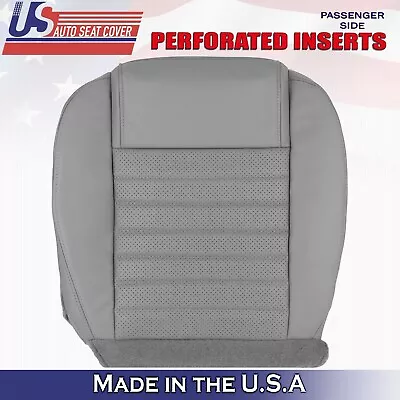 2005 To 2009 For Ford Mustang GT Front Passenger Bottom Leather Seat Cover Gray • $113.99
