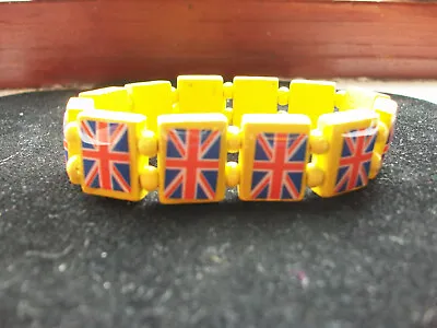 £0.99 • Buy Yellow Union Jack Elasticated Bracelet