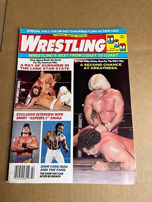 Summer 1984 Wrestling Usa Magazine Ric Flair Jimmy Snuka Harley Race & More • $7.99