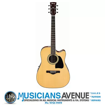 Ibanez AW70ECE NT Artwood Solid Top Acoustic Electric Guitar • $639
