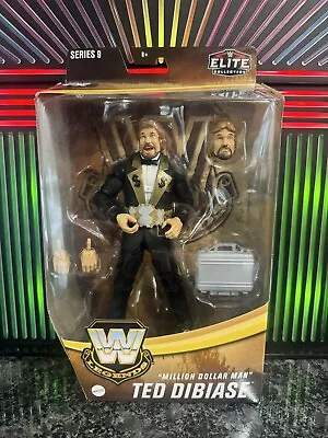 Mattel WWE ELITE Collection LEGENDS SERIES 9 TED DIBIASE  MILLION DOLLAR MAN  💲 • $50