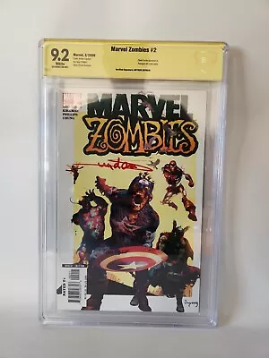 Marvel Zombies #2 CBCS 9.2 Signature Arthur Suydam Silver Surfer Appearance • $150