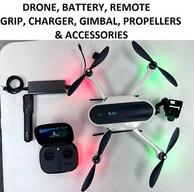 $249.99 • Buy GoPro Karma Drone Combo Quadcopter Black/White Great Condition W/ Battery Gimbal