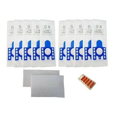 8 X Miele Vacuum Bags & Filters + Vac Sticks For GN C1 C2 C3 Powerline Silence • £9.99