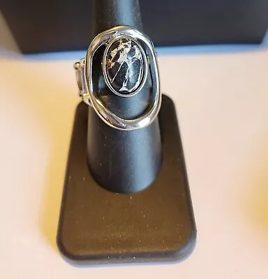 Paparazzi Marble Masterpiece Ring - Black • $5