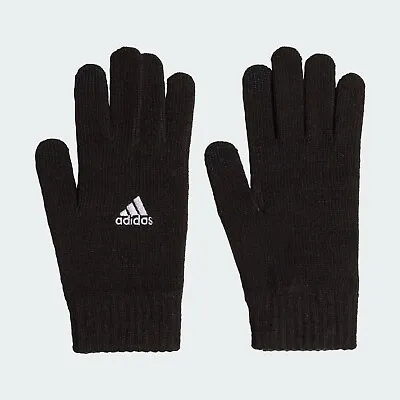 Adidas Tiro Gloves Knitted Conductive Fingers Mens 1st Class Post • £17.95