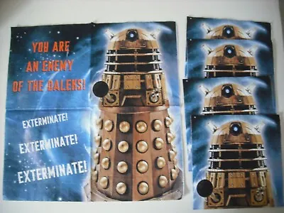 £0.99 • Buy 5 Paper Napkins Serviettes 3 Ply Dalek Doctor Who 25cm By 25cm Decoupage