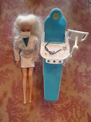 Vtg Dentist Barbie Doll W/ Dental Chair Mattel  • $12.99