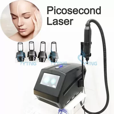 Q Switched ND Yag Laser Tattoo Removal Machine Picosecond 755nm Facial Carbon • £655