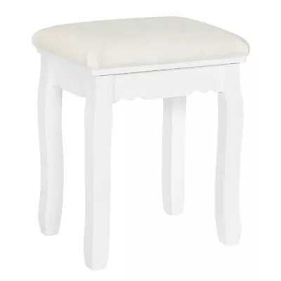 Dressing Table Stool Makeup Bench Chair Soft Padded Cushion Seat Vanity Chair • £27.99