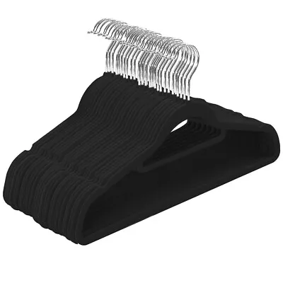 Home Velvet Hangers Clothes Heavy Duty Non Slip Clothing Hangers (10 & 20 Pack) • $13.99