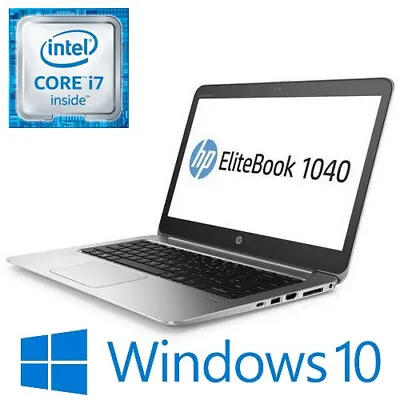 HP EliteBook 1040 G3 Intel I7 6600U 8G 256G Modem 14  QHD Touch HDMI Win 10 Pro • $269